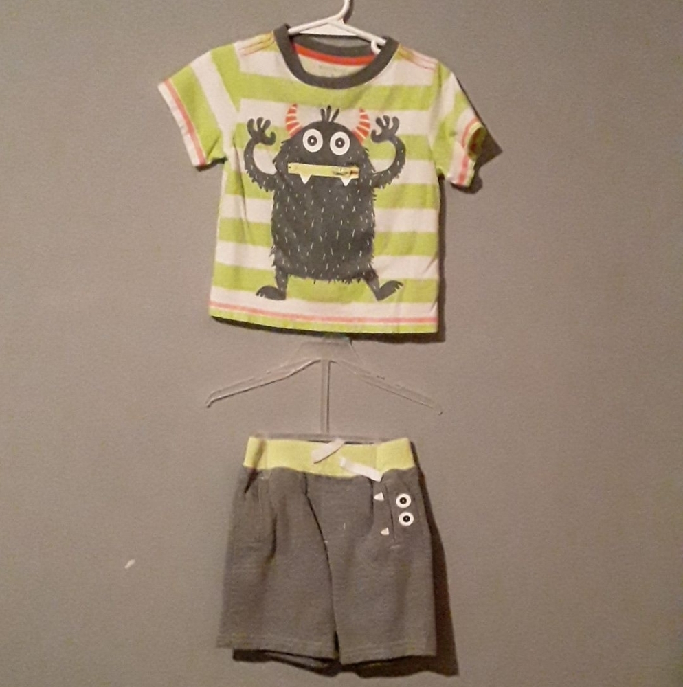 Boys tee shirt and shorts